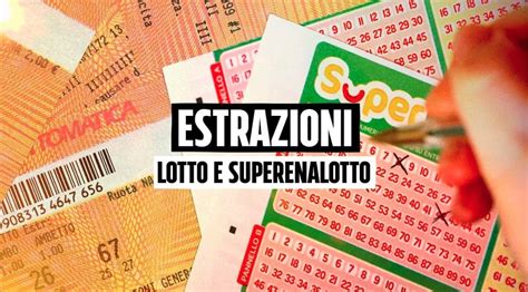 estrazione del lotto di oggi